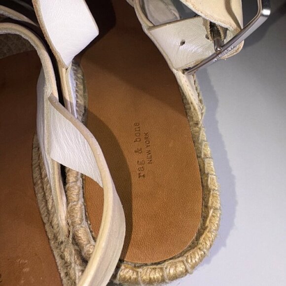 LIKE NEW rag & bone Tari Wedge Sandal Espadrille SlingBack Women's 39/US 8.5 - Picture 7 of 11